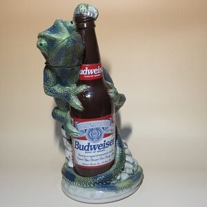 VINTAGE 1997ANHEUSER BUSCH BUDWEISER CHAMELEON LOUIE THE LIZARD BEER STEIN CS344